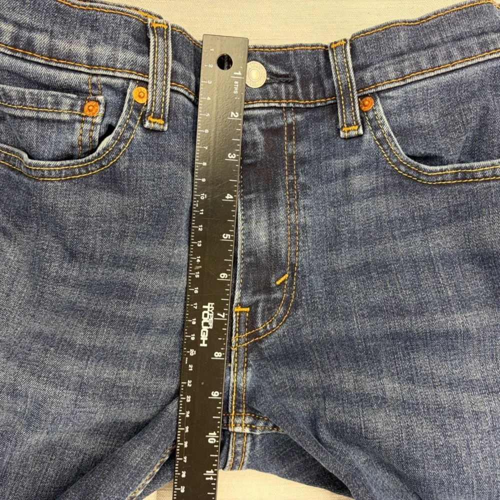 Levi's 511 Slim Fit Jeans Dark Indigo Blue Denim W32 L34 04511-1390 Mens